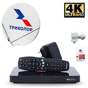 Комплект Триколор ТВ с ресивером B528 Ultra HD 4K